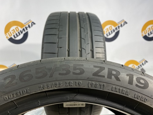 265 35 19 CONTINENTAL CONTISPORTCONTACT 6