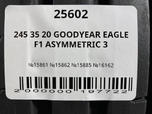 245 35 20 GOODYEAR EAGLE F1 ASYMMETRIC 3