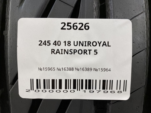 245 40 18 UNIROYAL RAINSPORT 5