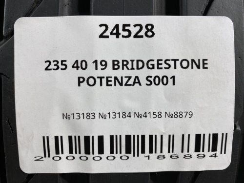 235 40 19 BRIDGESTONE POTENZA S001