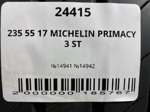 235 55 17 MICHELIN PRIMACY 3 ST