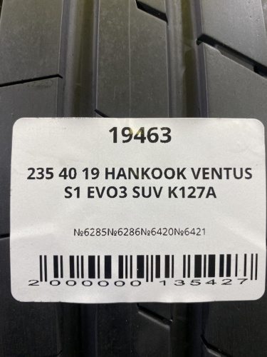 235 40 19 HANKOOK VENTUS S1 EVO3 SUV K127A
