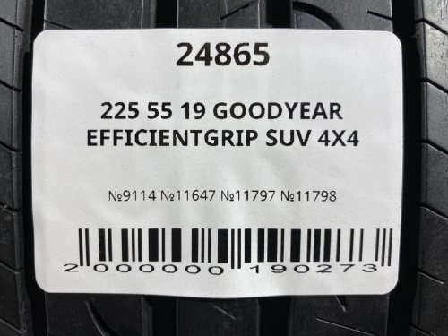 225 55 19 GOODYEAR EFFICIENTGRIP SUV 4X4