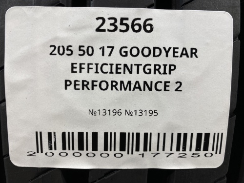 205 50 17 GOODYEAR EFFICIENTGRIP PERFORMANCE 2