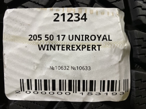 205 50 17 UNIROYAL WINTEREXPERT