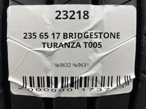 235 65 17 BRIDGESTONE TURANZA T005