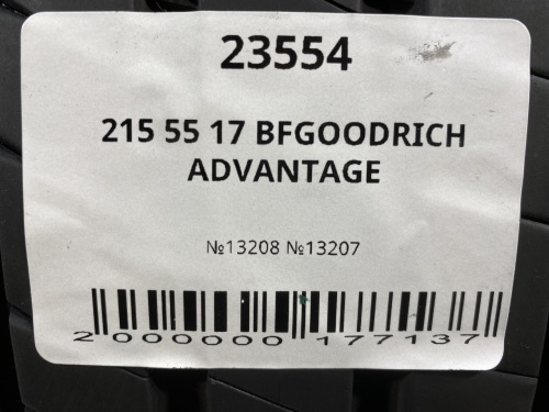215 55 17 BFGOODRICH ADVANTAGE