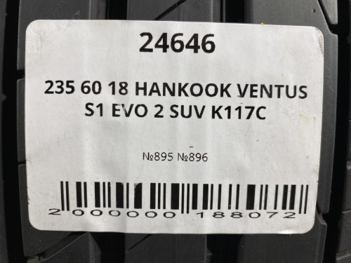 235 60 18 HANKOOK VENTUS S1 EVO 2 SUV K117C