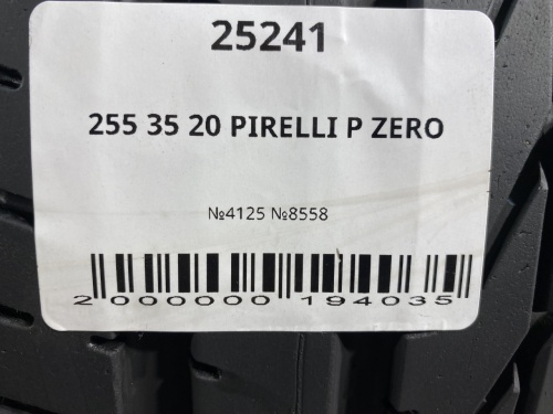 255 35 20 PIRELLI P ZERO
