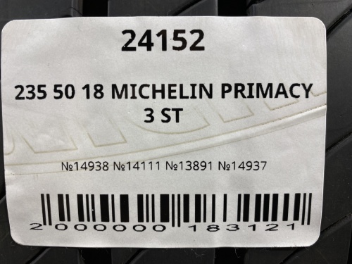 235 50 18 MICHELIN PRIMACY 3 ST
