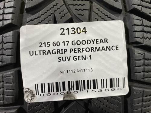 215 60 17 GOODYEAR ULTRAGRIP PERFORMANCE SUV GEN-1