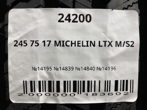 245 75 17 MICHELIN LTX M/S2
