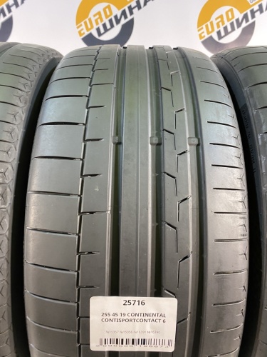 255 45 19 CONTINENTAL CONTISPORTCONTACT 6