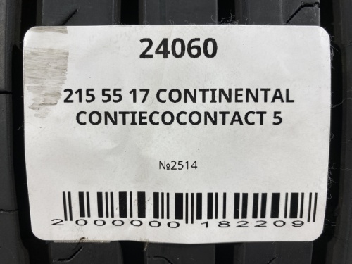 215 55 17 CONTINENTAL CONTIECOCONTACT 5