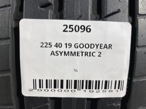 225 40 19 GOODYEAR ASYMMETRIC 2