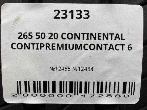 265 50 20 CONTINENTAL CONTIPREMIUMCONTACT 6