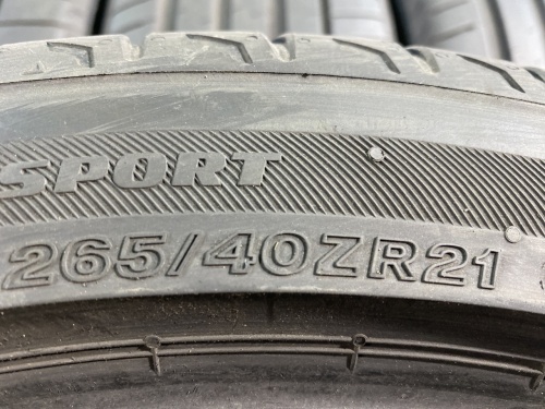 265 40 21 BRIDGESTONE POTENZA SPORT