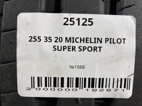255 35 20 MICHELIN PILOT SUPER SPORT