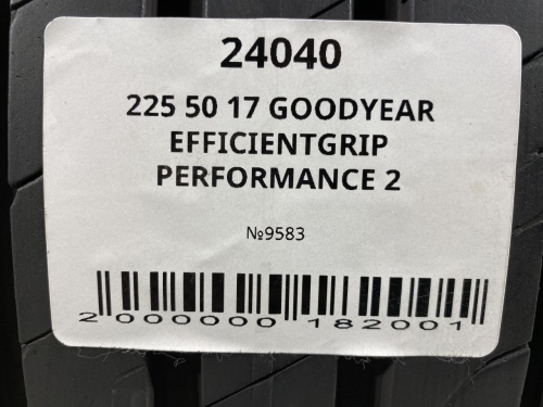 225 50 17 GOODYEAR EFFICIENTGRIP PERFORMANCE 2
