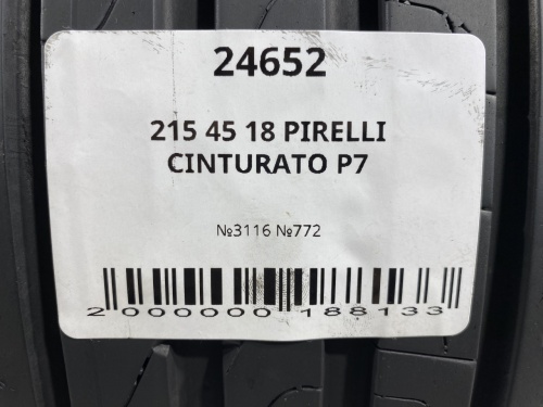 215 45 18 PIRELLI CINTURATO P7