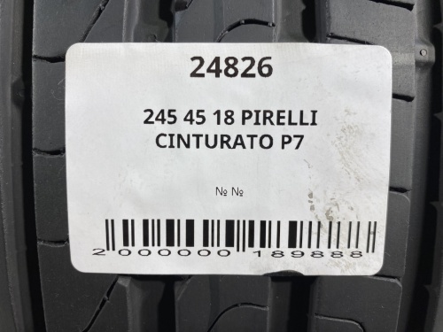 245 45 18 PIRELLI CINTURATO P7