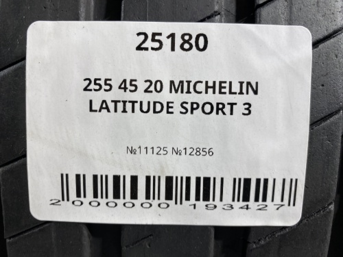 255 45 20 MICHELIN LATITUDE SPORT 3