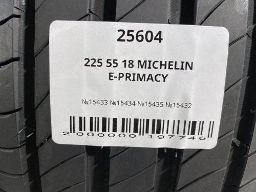 225 55 18 MICHELIN E-PRIMACY