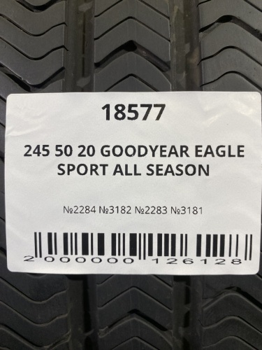 245 50 20 GOODYEAR EAGLE SPORT ALL SEASON