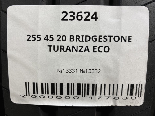 255 45 20 BRIDGESTONE TURANZA ECO