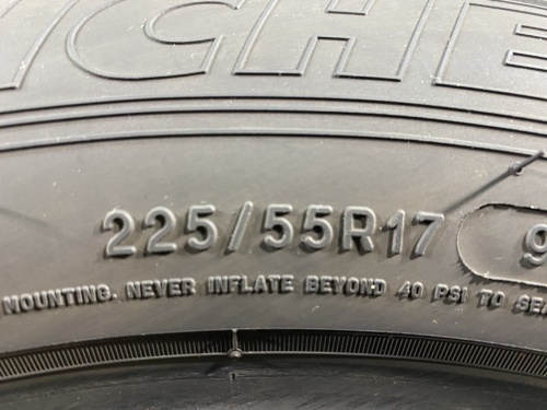 225 55 17 MICHELIN PRIMACY 3 RFT