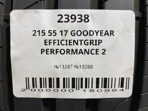 215 55 17 GOODYEAR EFFICIENTGRIP PERFORMANCE 2