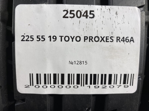 225 55 19 TOYO PROXES R46A