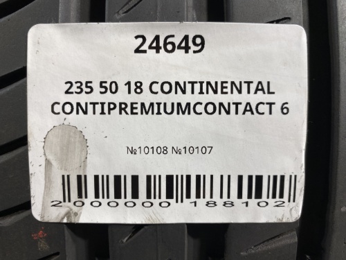 235 50 18 CONTINENTAL CONTIPREMIUMCONTACT 6