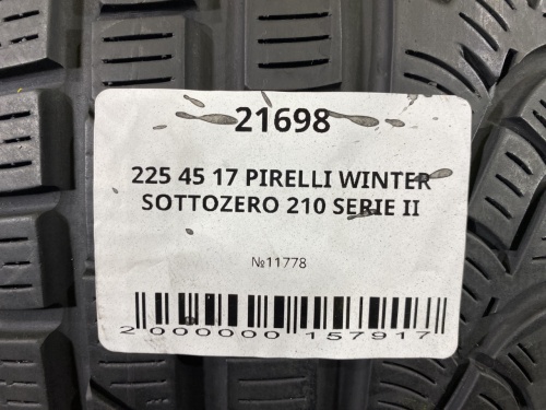 225 45 17 PIRELLI WINTER SOTTOZERO 210 SERIE II