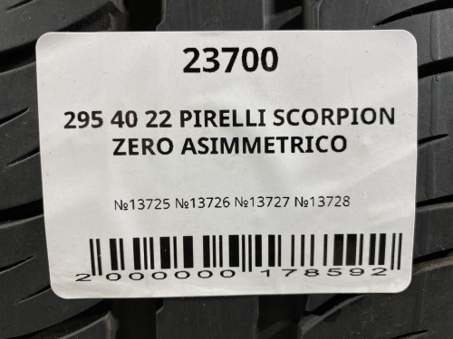 295 40 22 PIRELLI SCORPION ZERO ASIMMETRICO