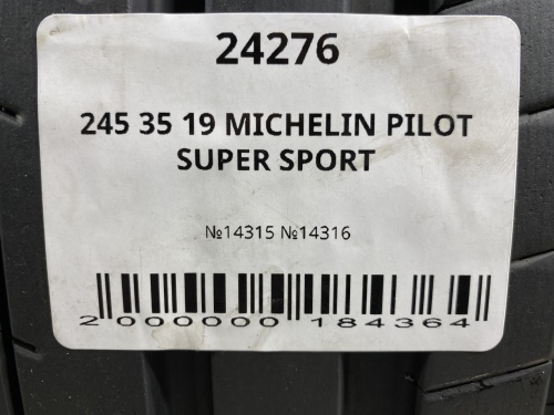 245 35 19 MICHELIN PILOT SUPER SPORT