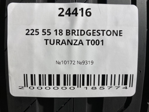 225 55 18 BRIDGESTONE TURANZA T001