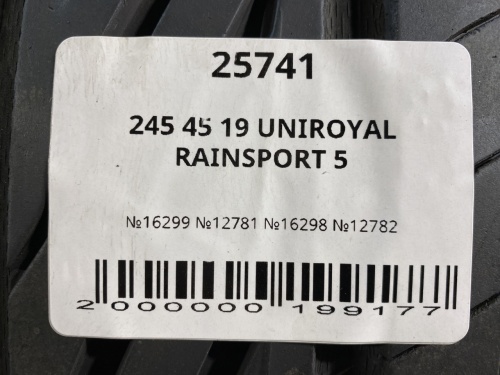 245 45 19 UNIROYAL RAINSPORT 5