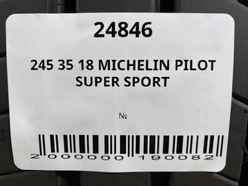 245 35 18 MICHELIN PILOT SUPER SPORT