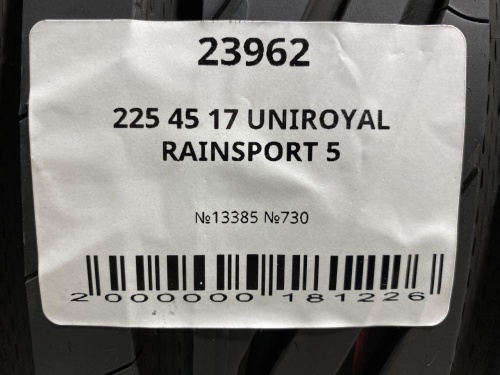 225 45 17 UNIROYAL RAINSPORT 5