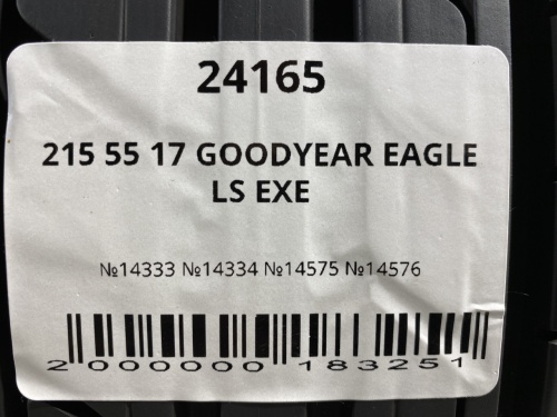 215 55 17 GOODYEAR EAGLE LS EXE