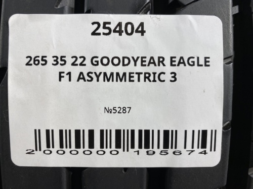 265 35 22 GOODYEAR EAGLE F1 ASYMMETRIC 3