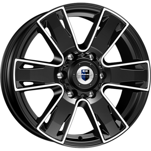 K&K Севенна 7x17 6*114,3 Et:39 Dia:67,1 алмаз черный