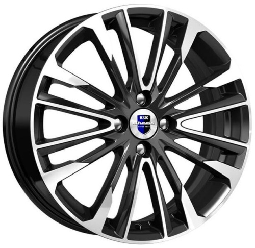 K&K Сильверстоун 6,5x17 4*98 Et:35 Dia:58,6 алмаз чёрный
