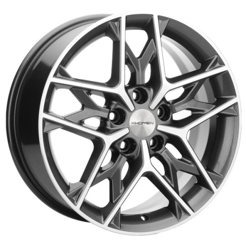 Khomen 1709 7x17 5*112 Et:49 Dia:57,1 Black-FP