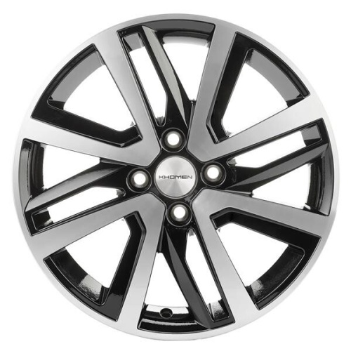 Khomen 1609 6x16 4*100 Et:48 Dia:54,1 BLACK-FP