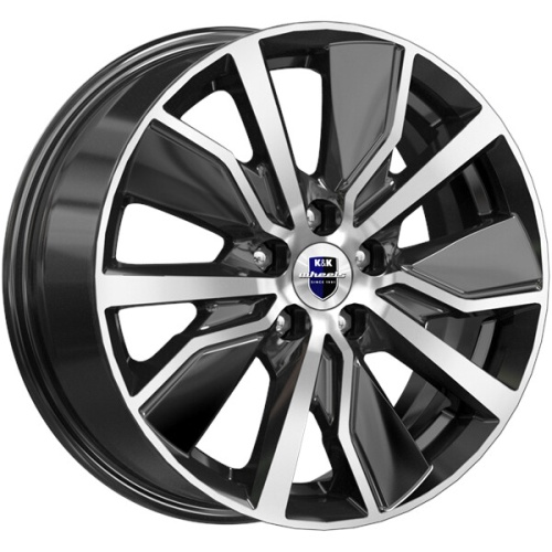 K&K Гамбит 6,5x16 5*100 Et:38 Dia:57,1 алмаз чёрный