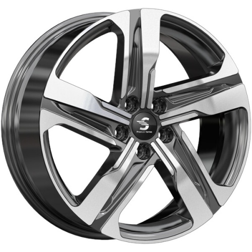 Premium Series КР004 7,5x19 5*114,3 Et:53 Dia:67,1 Diamond Black Gris