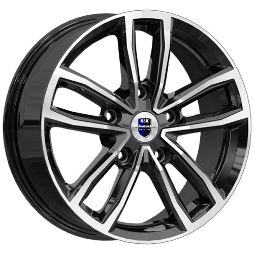 K&K Каланг 6,5x17 5*108 Et:33 Dia:60,1 алмаз чёрный