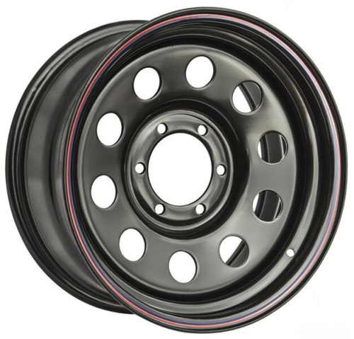 Off-Road-Wheels Black 7,5x18 6*139,7 Et:25 Dia:110 черный